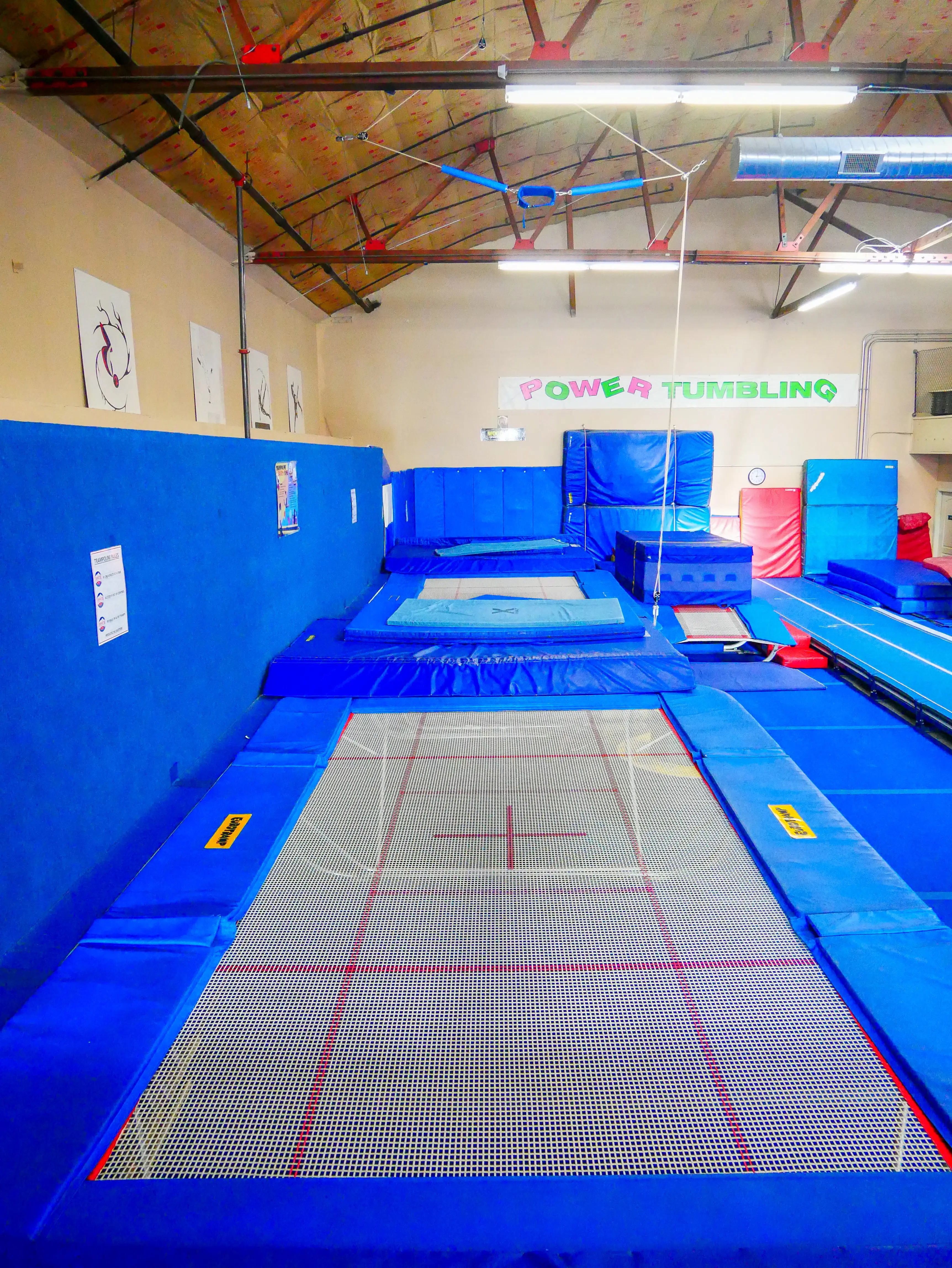 Olympic-grade competitive trampolines