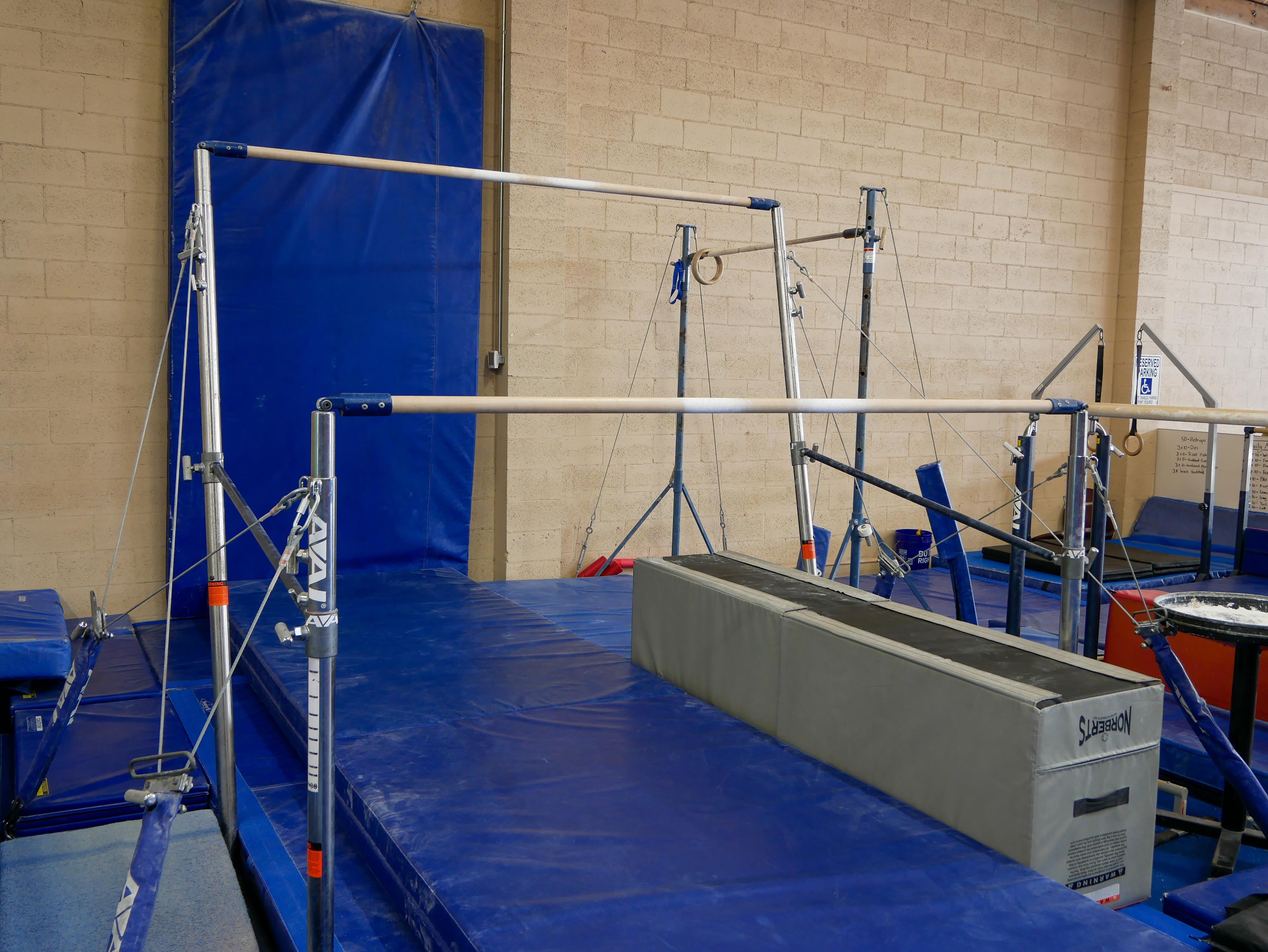 Competition uneven bars